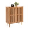BYRÅ BARCELONA -EXKLUSIV- - guldfärgad/naturfärgad, Lifestyle, metall/papper (76/90/35cm) - Mömax