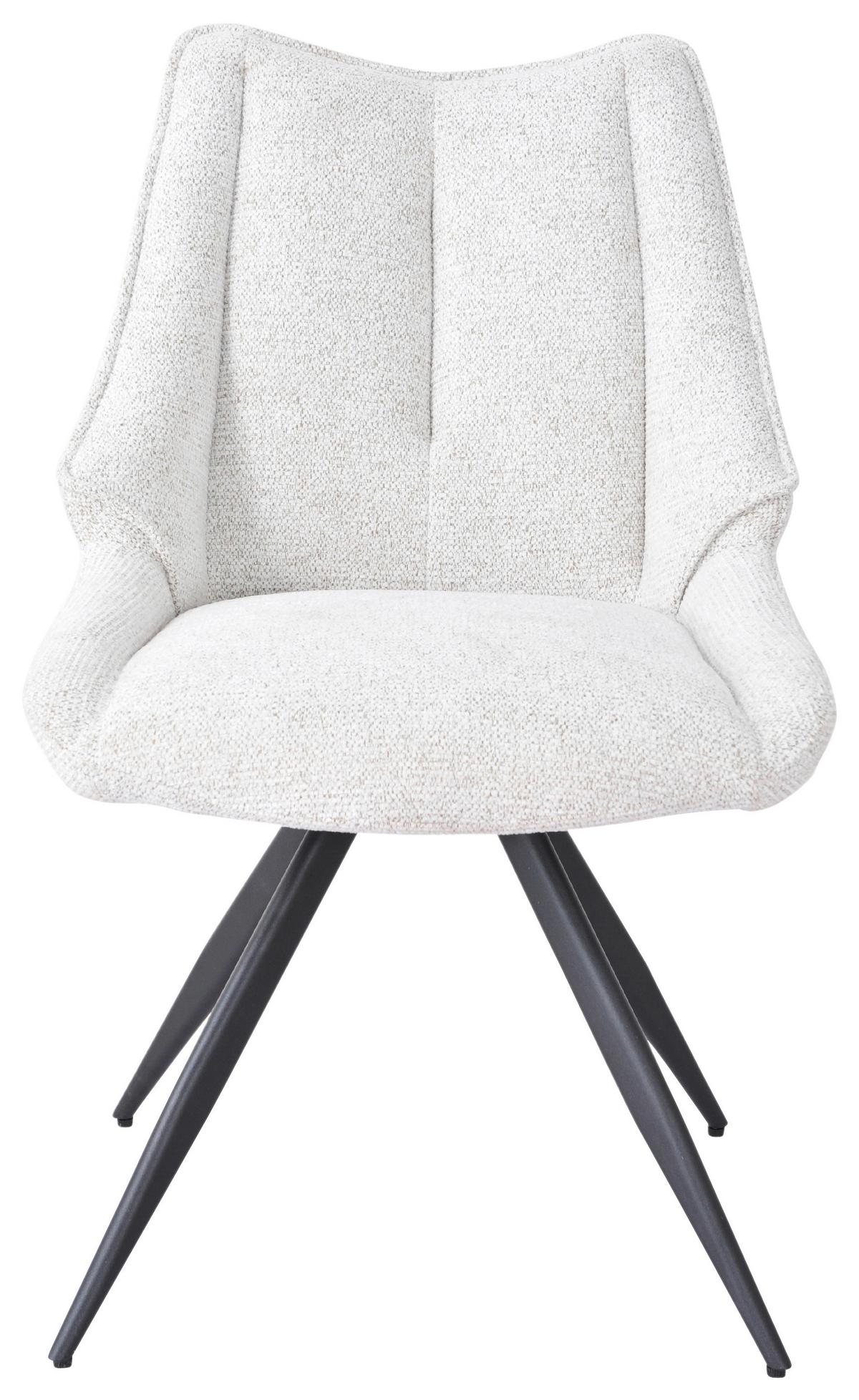 Stolica Ava - svijetlo siva/crna, Design, metal/tekstil (57/90,5/64,5cm) - Premium Living