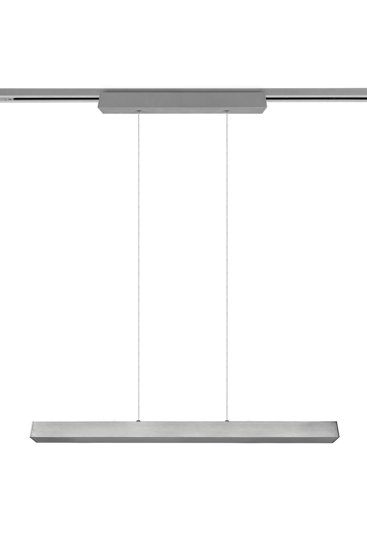 Schienensystem Duoline PL Paros in max. 29 Watt - Nickelfarben, Design, Metall (90/180/5cm) - Trio Leuchten