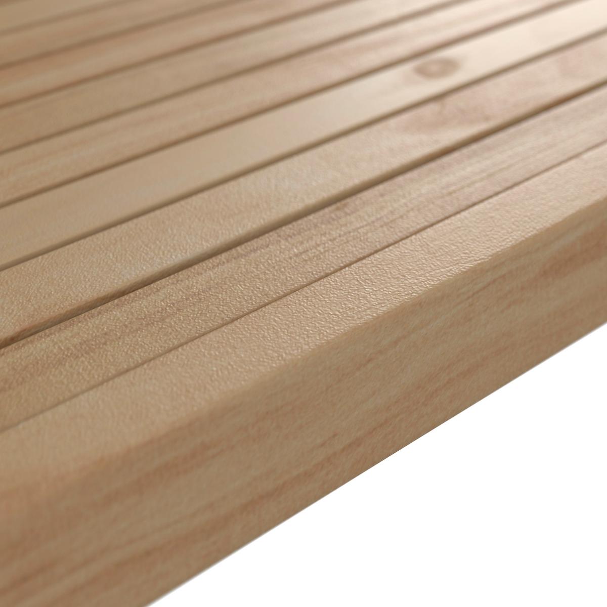 Loungegarnitur Effie Hellgrau Holz/Textil - Hellgrau, Modern, Holz/Kunststoff (124/64,5/63,5cm) - Bessagi Garden
