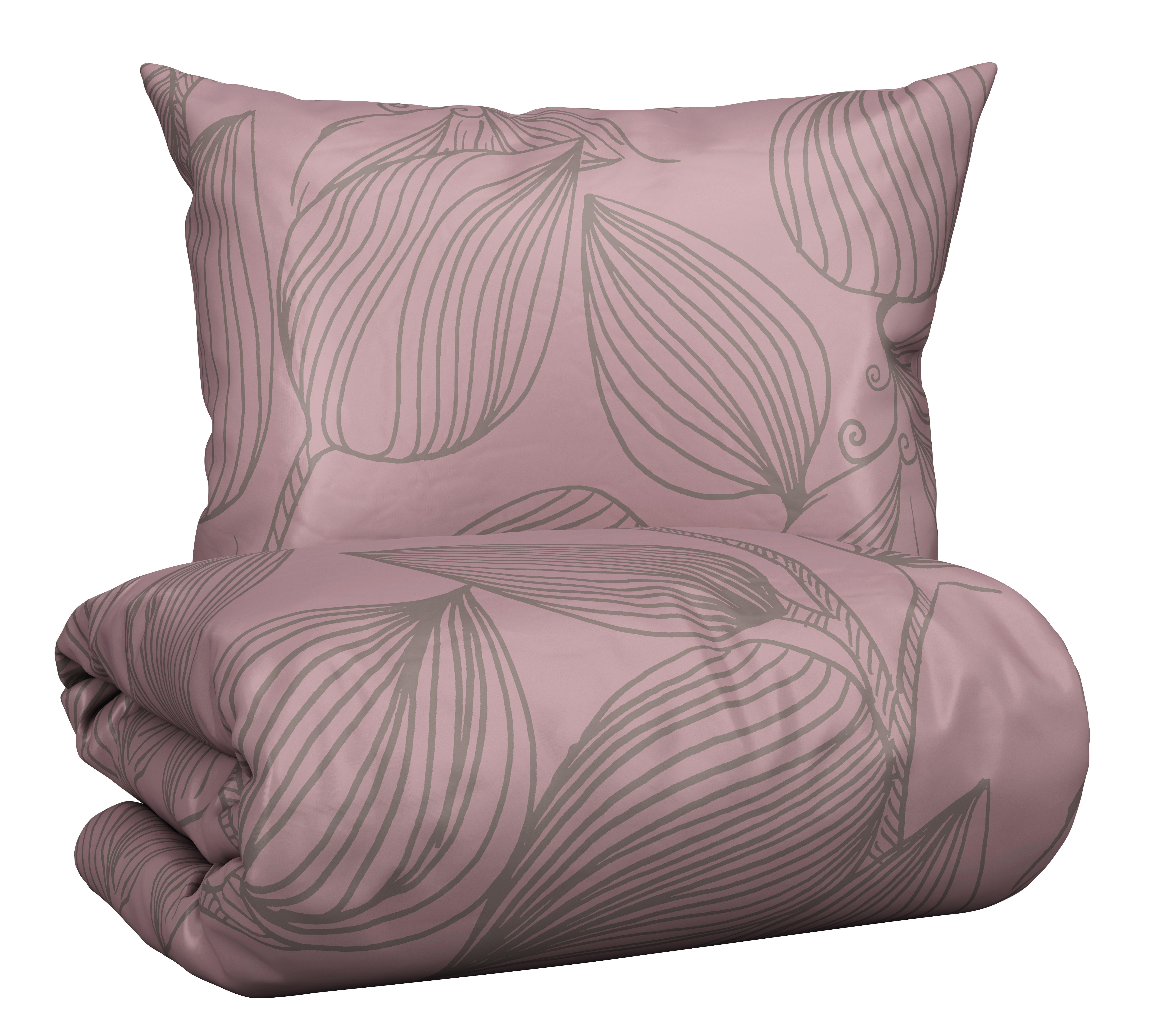 Posteljnina Green House - sivovijolična, tekstil (140/200cm) - Modern Living