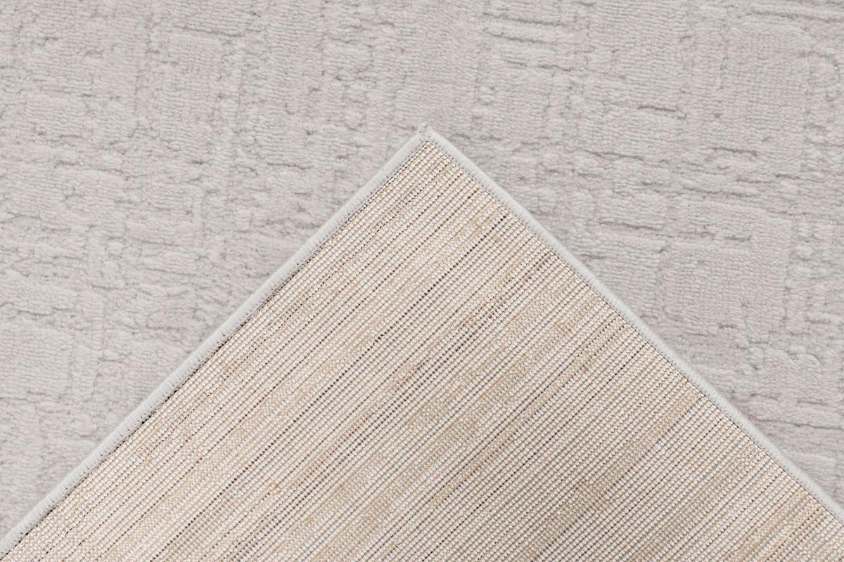 Flachwebeteppich Bandito 125 Silber 80x150 - Silberfarben, Basics, Textil (80/150cm) - Kayoom