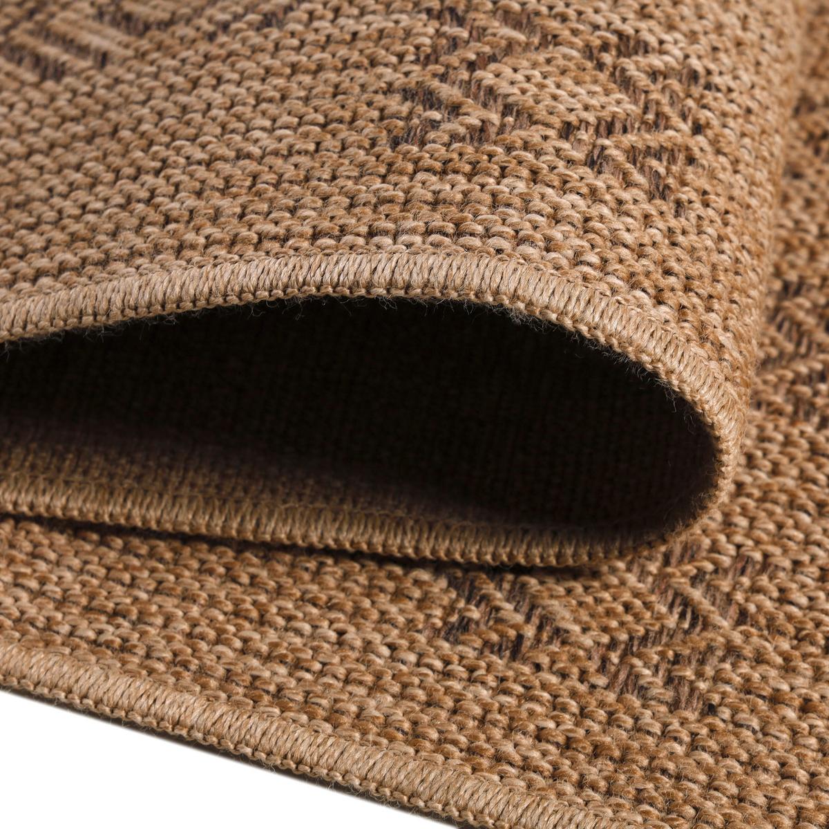 Outdoorteppich Dhaka Beige ca. 80x150cm - Beige, Basics, Textil (80/150cm) - Novel