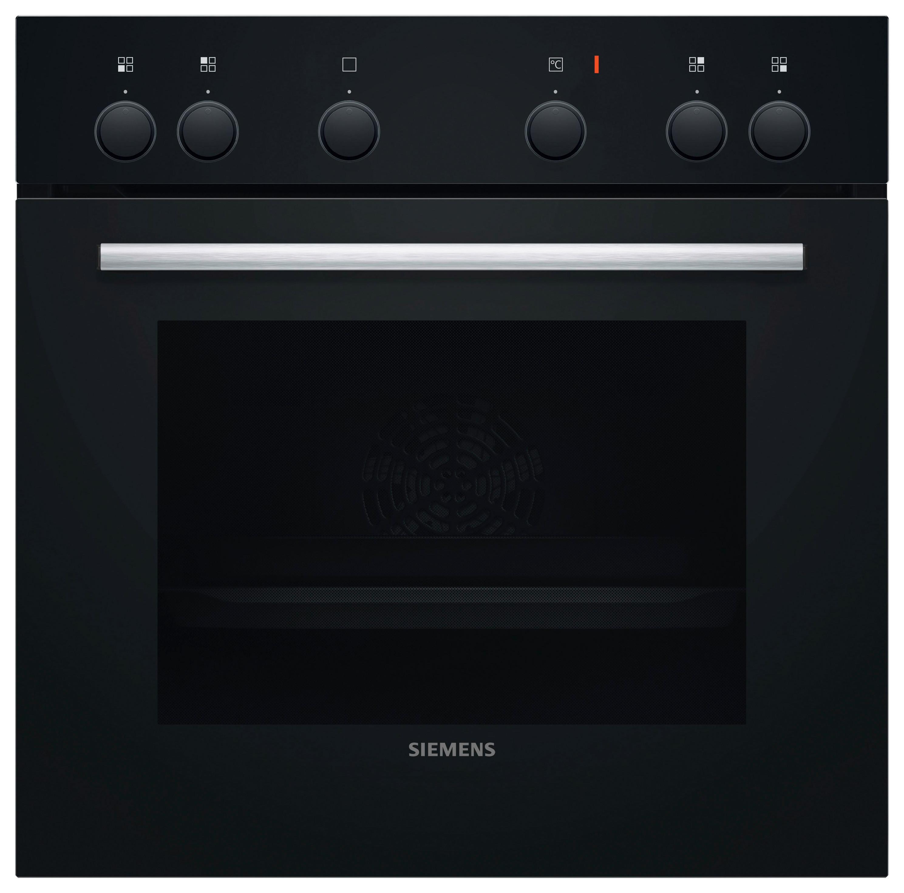 Herdset EQPOWER01K in Schwarz/Edelstahlfarben - Basics (60cm) - Siemens