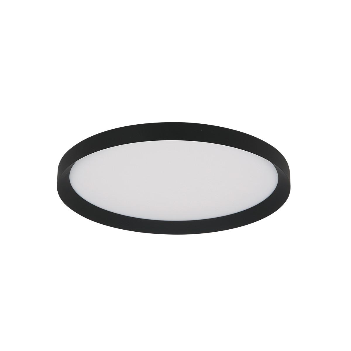 LAMPA SUFITOWA LED 3685ZW RINGLEDE - czarny, Konventionell, tworzywo sztuczne/metal (40/7cm)