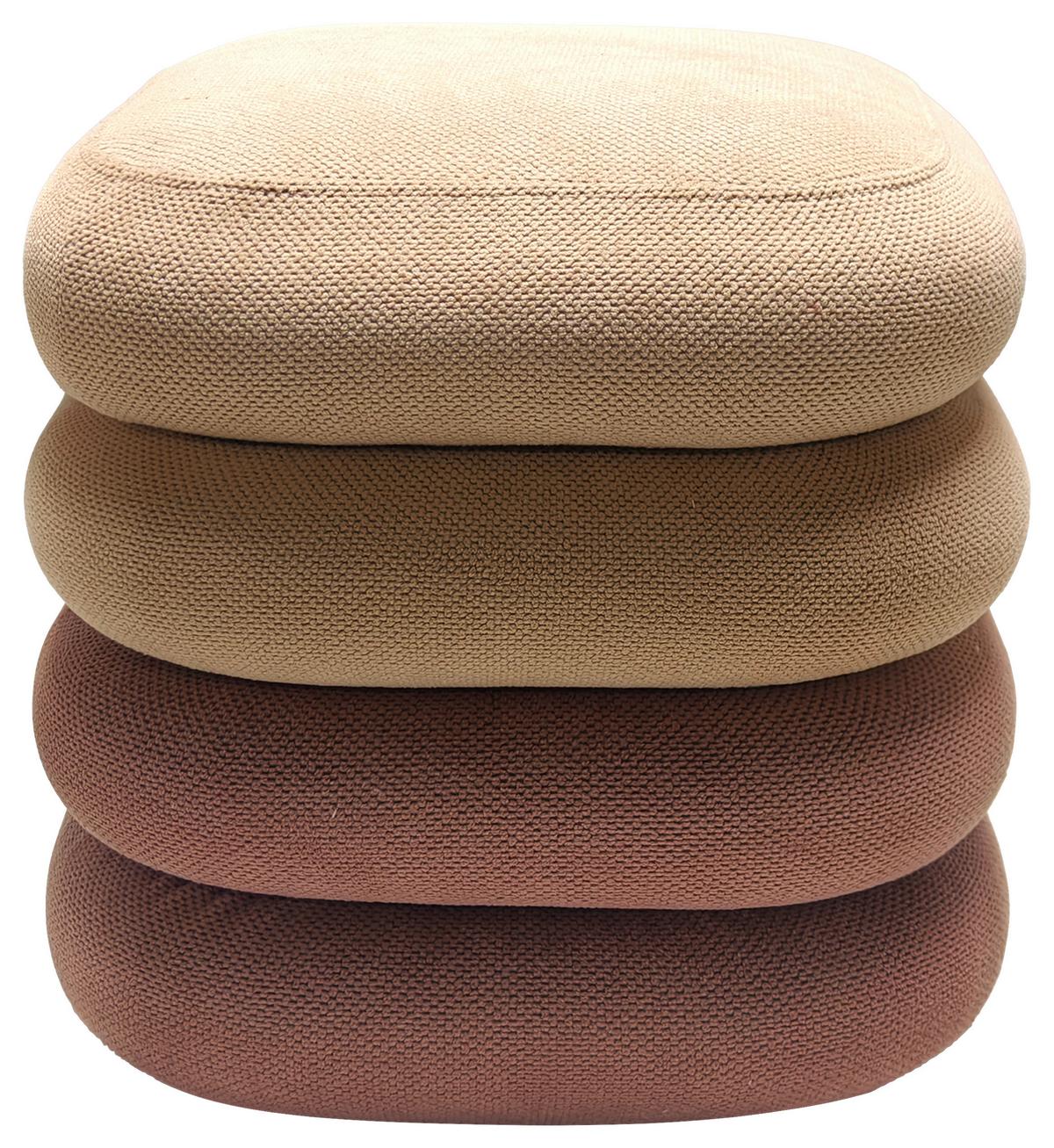 Tabure Sophie - ružičasta/svijetlo smeđa, Moderno, drvni materijal/tekstil (39,5/40/39,5cm) - Mömax