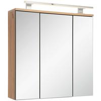 Dulap cu oglindă Giga - stejar Artisan, Modern, sticlă/material pe bază de lemn (70/70/19cm)