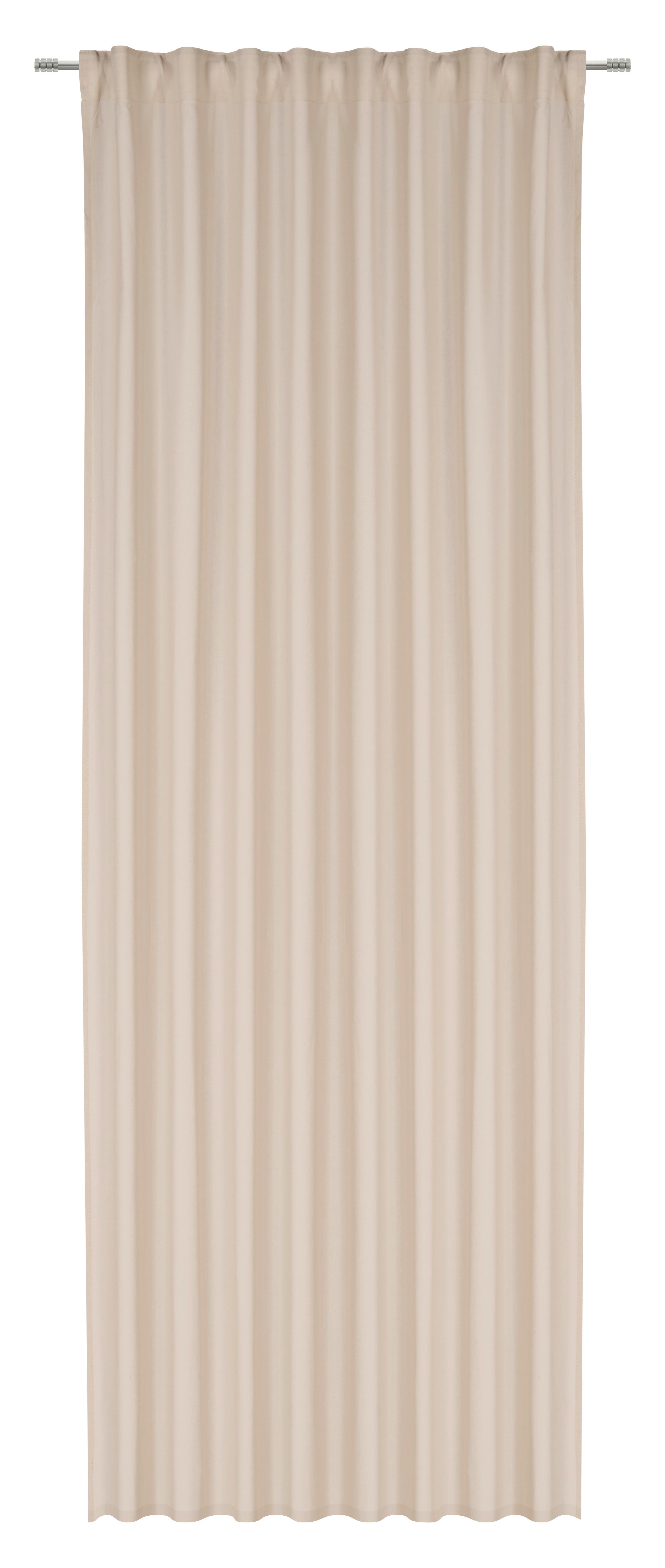 Draperie Confecționată Sila, Cca. 140x255cm - bej, Modern, textil (140/255cm) - Mömax