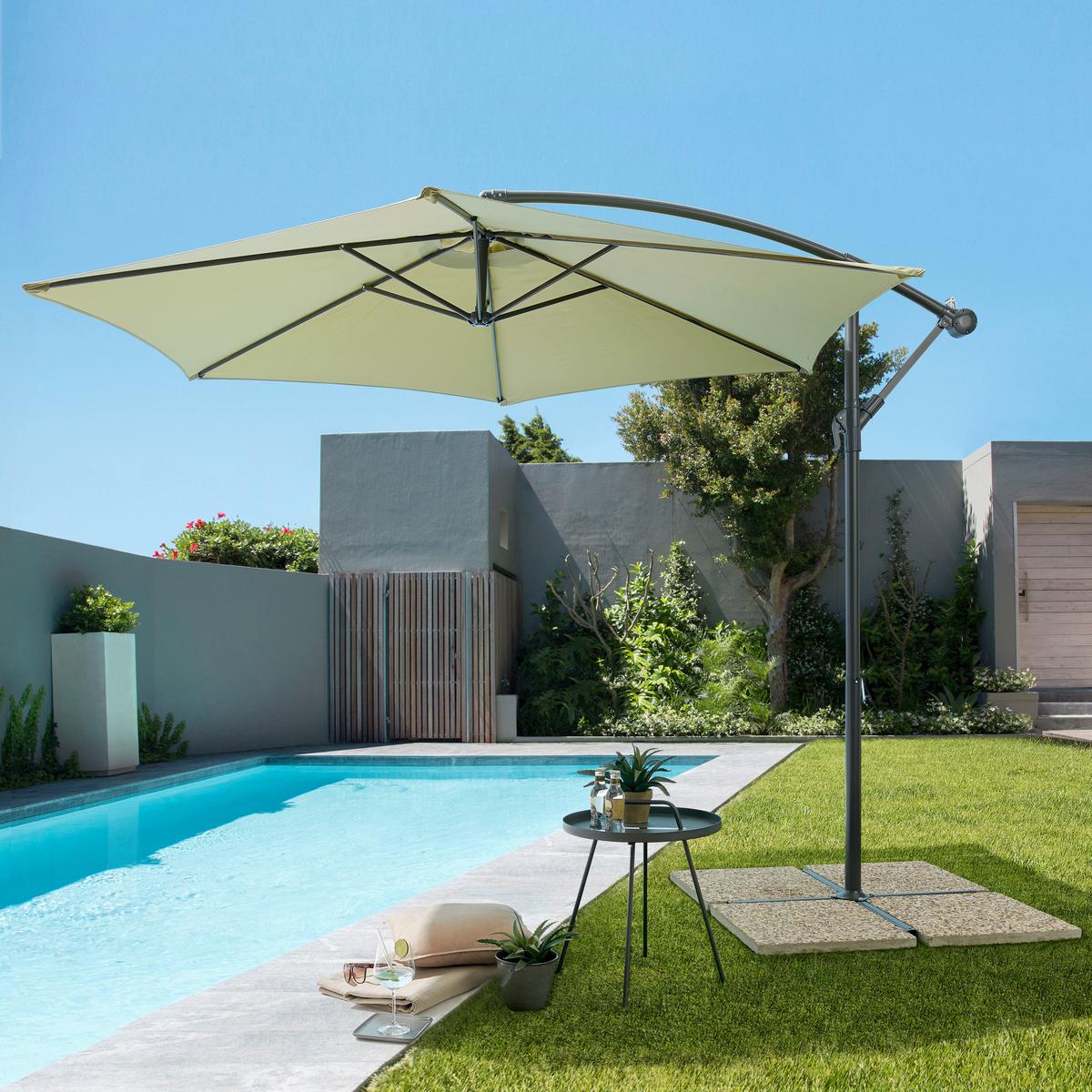 Suncobran Gap - zelena/antracit, Moderno, metal (295/245cm) - Mömax