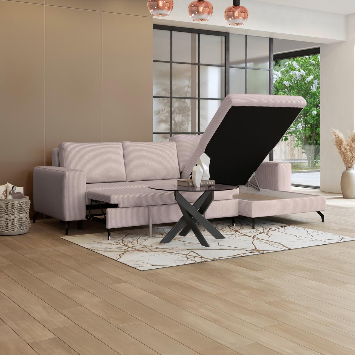 Coltar CLOUD - roz, Trend, textil (290/178cm) - Modern Living