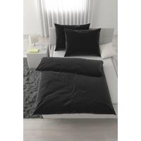 Lenjerie de pat Xenia Uni, 200/220/2x50/70 cm - negru, Modern, textil (200/220cm) - Premium Living