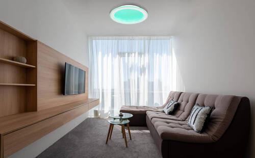 Stropna Led-svetilka Tini, S Sijalko - bela/opal, Trend, kovina/umetna masa (40/5cm) - Globo