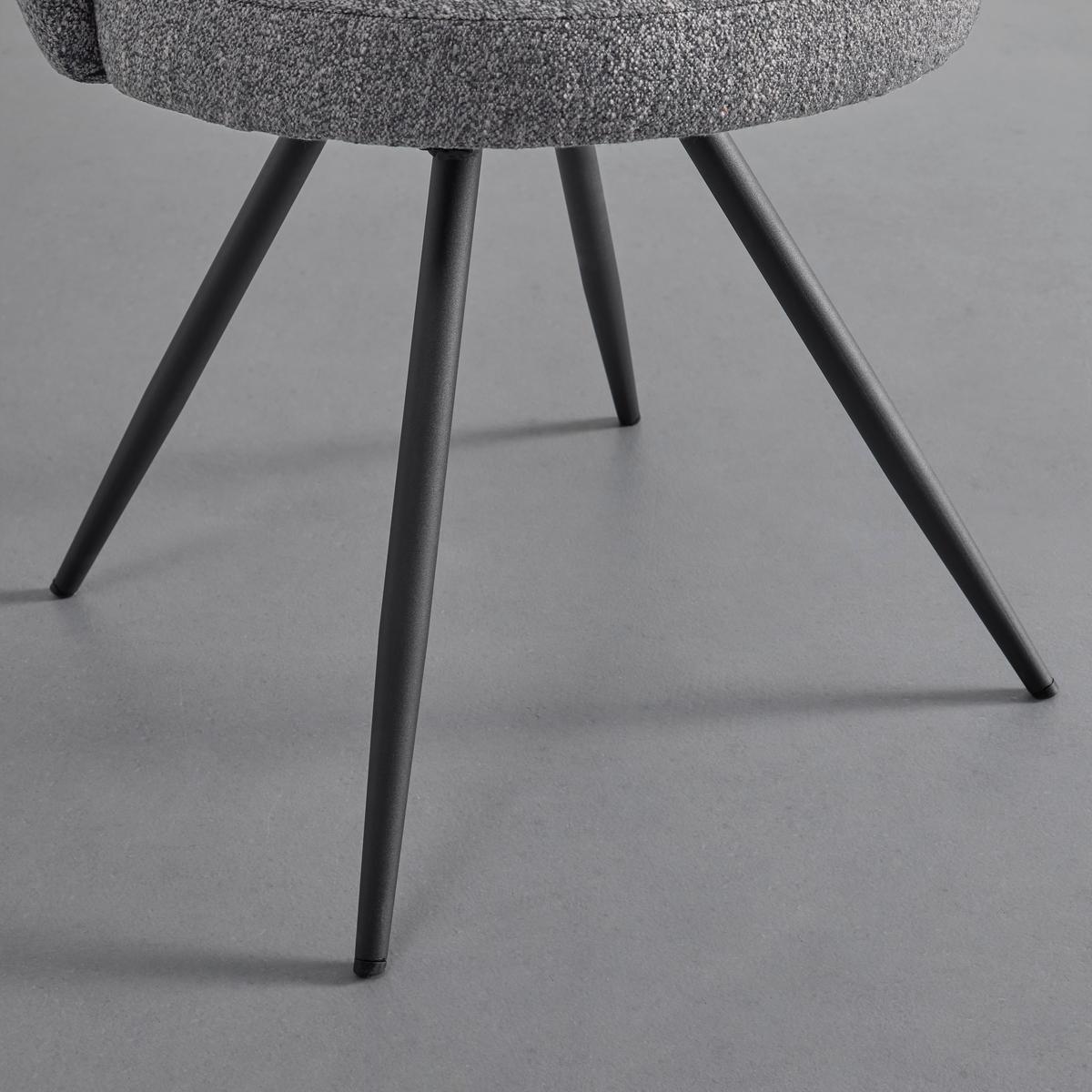 KRZESŁO CARLINA - jasnoszary/czarny, Modern, metal/drewno (60/79/59cm) - Bessagi Home