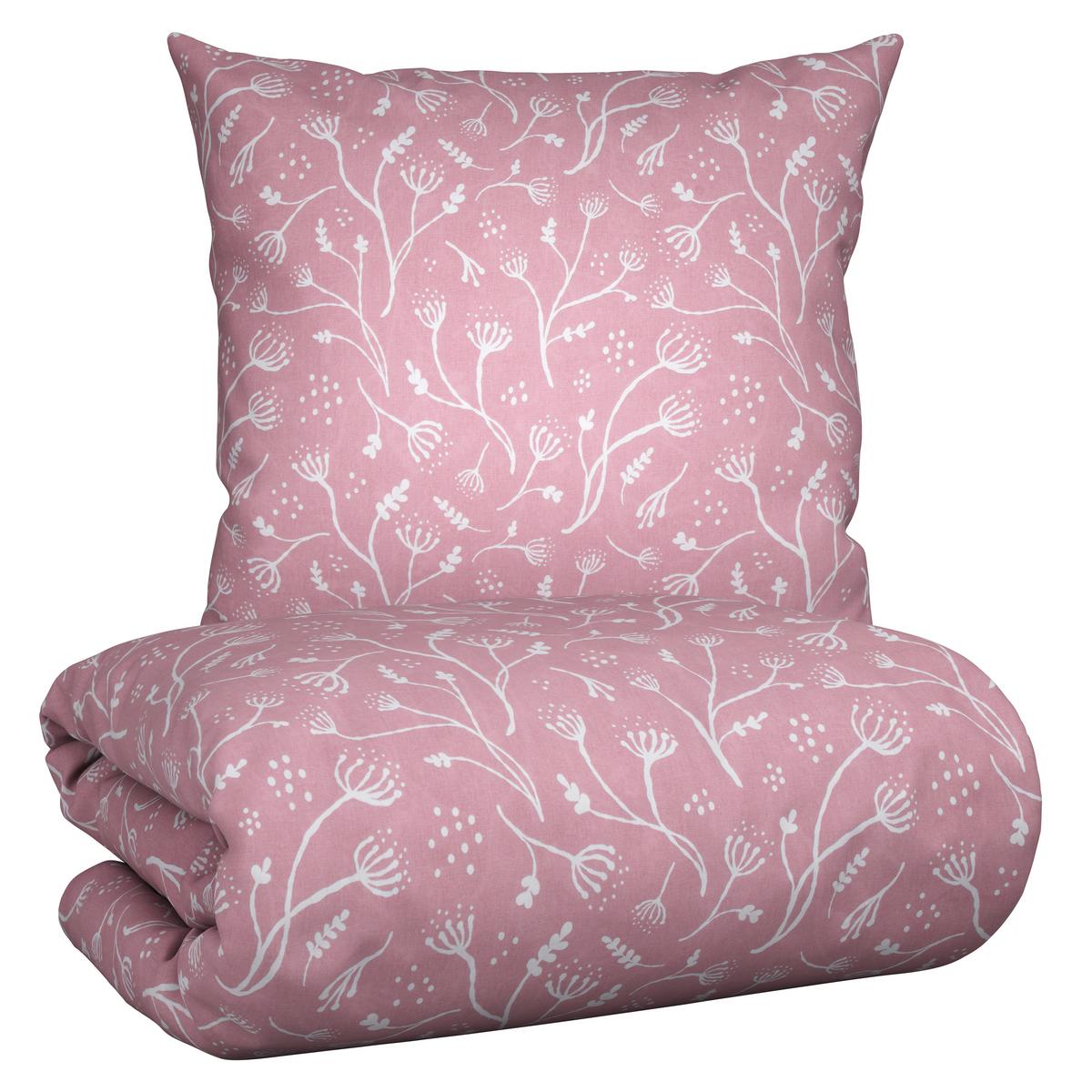 Bettwäsche Frida Mauve ca. 135x200cm - Mauve, KONVENTIONELL, Textil (135/200cm) - Modern Living