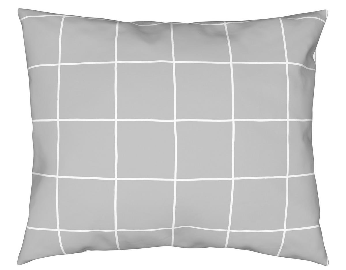 WENDEBETTWÄSCHESET KIRA WENDE COOLTEX - Weiss/Grau, Modern, Textil (160/210cm) - Modern Living