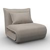Schlafsessel Macy Bouclé Beige - Beige, MODERN, Textil/Metall (83/35/65cm) - Bessagi Home