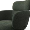 STOL MED ARMSTÖD LIORA - grön/svart, Modern, metall/textil (57,5/84/61cm) - Bessagi Home