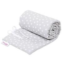 GNIAZDKO NESTCHEN ORIGINAL PIQUE - biały/szary, Basics, tkanina (149/24/2cm) - Babybay