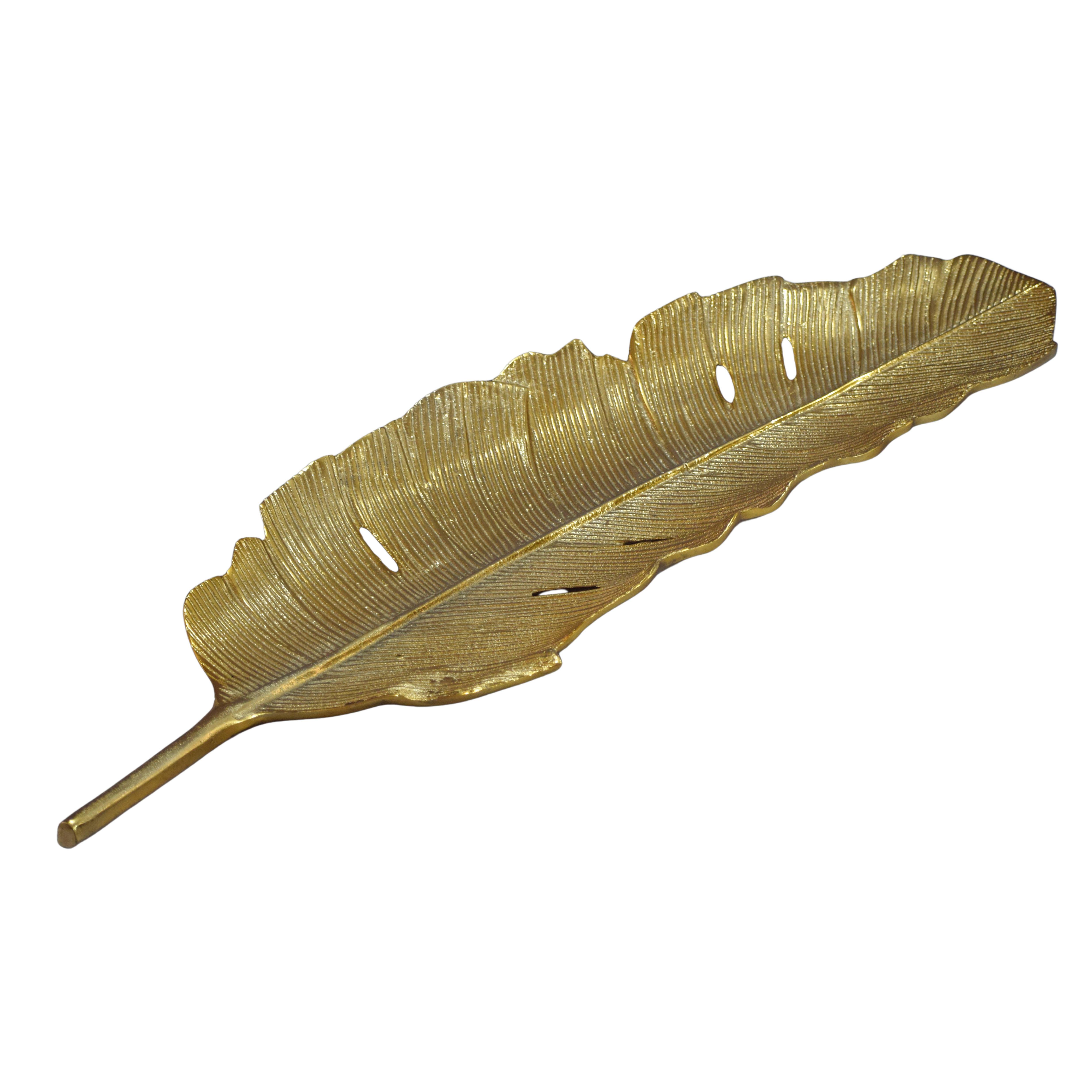 Dekoschale Wl7.688 - Goldfarben, Design, Metall (60/18/4cm) - Livetastic