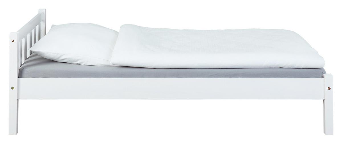 Bett Vilmar 90x200 Cm Weiss - Weiss, Basics, Holz (90/200cm) - MID.YOU