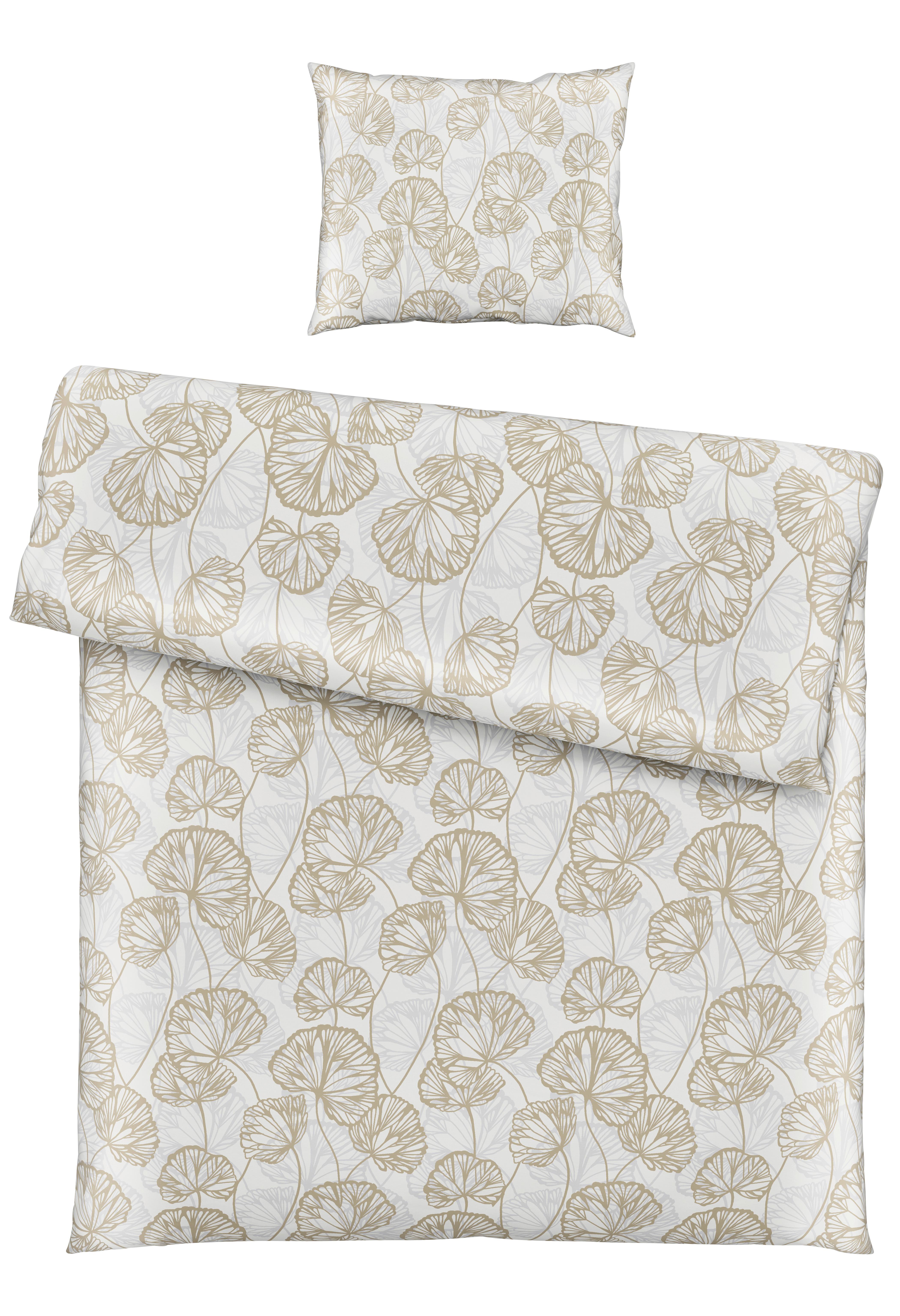 Bettwäscheset Ethens - Beige, Textil (160/210cm) - Modern Living
