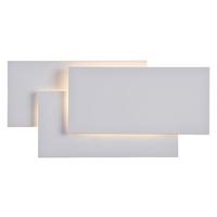 Wandleuchte Trame Weiß max. 12 Watt - Weiß, Trend, Metall (5,5/12,5/26cm) - MAYTONI