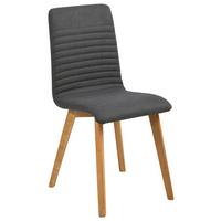 KRZESŁO AROSA -PO- - kolor dębowy/antracytowy, Lifestyle, tkanina/drewno (42/90/43cm) - Livetastic