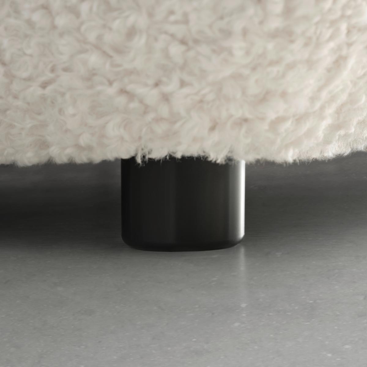 Wohnlandschaft Casimir Creme - Creme/Schwarz, LIFESTYLE, Kunststoff/Textil (180/78/310cm) - Premium Living