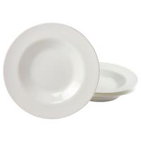 Set Krožnikov Za Testenine Italien Party, 6-Delni - bela, Basics, steklo (29cm) - Creatable