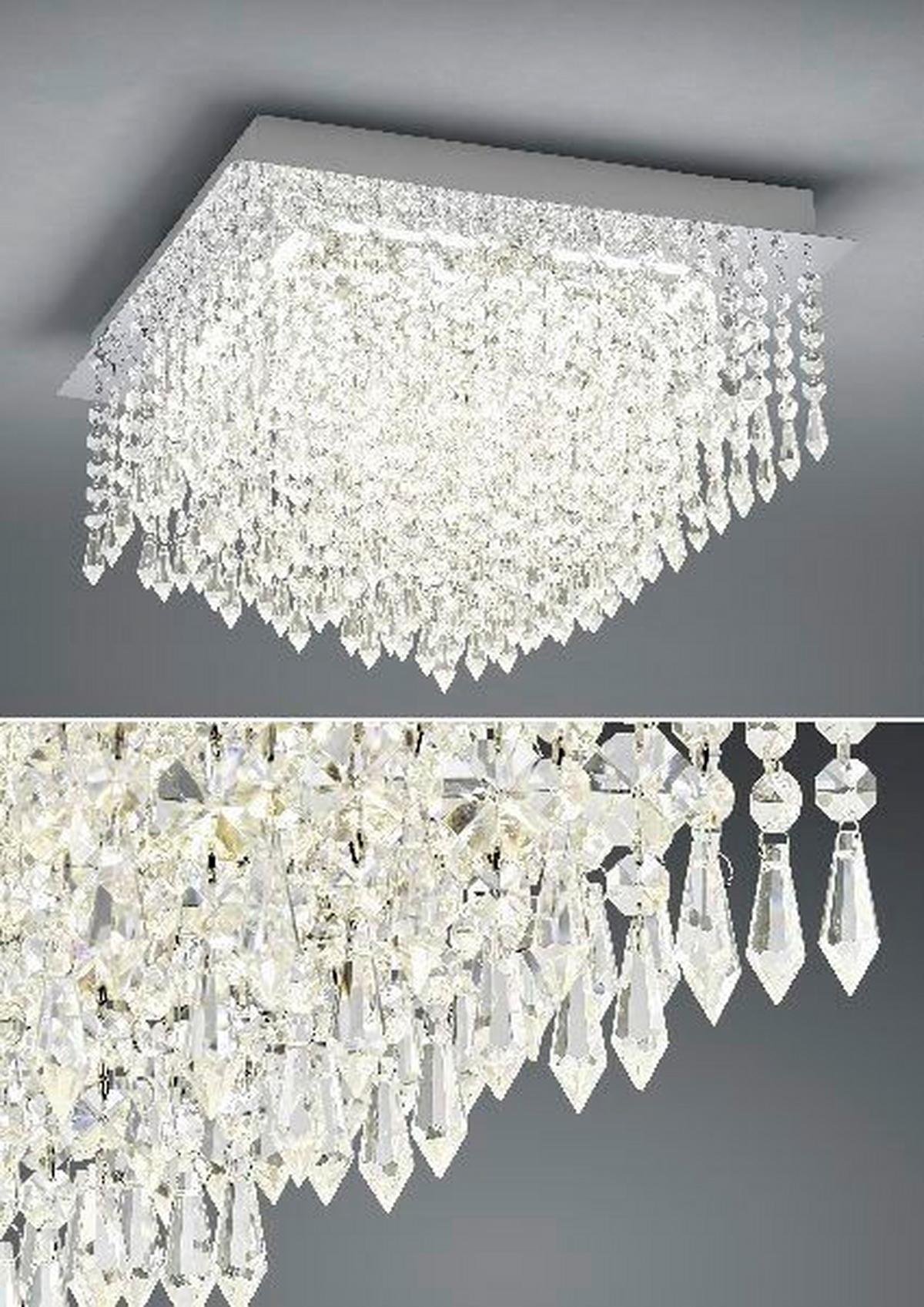 LAMPA SUFITOWA LED 70478/1-02 PALACE - kolor chromowy, Konventionell, metal (40cm) - Hell