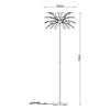 GOLVLAMPA FEDI - grå/svart, Modern, metall/textil (55/55/160cm) - Mömax