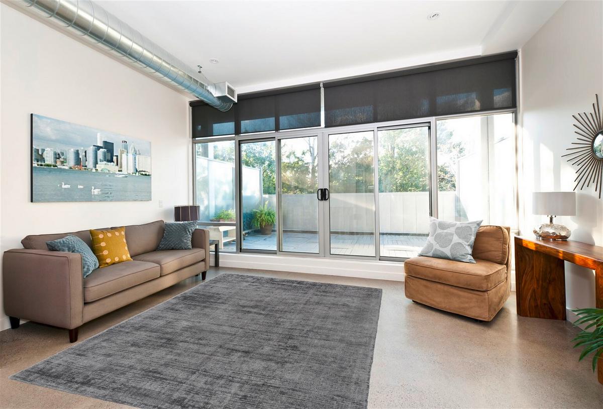 TEPPICH Luxury 110 Grau / Anthrazit - Anthrazit/Grau, Basics, Textil (120/170cm) - Kayoom