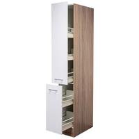Corp înalt cu coș Jolly Samoa - stejar Sonoma/alb, Konventionell, material pe bază de lemn (30/200/57cm)