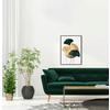 TAVLA ELENA - grön/svart, Modern, papper/trämaterial (50/70cm) - Mömax