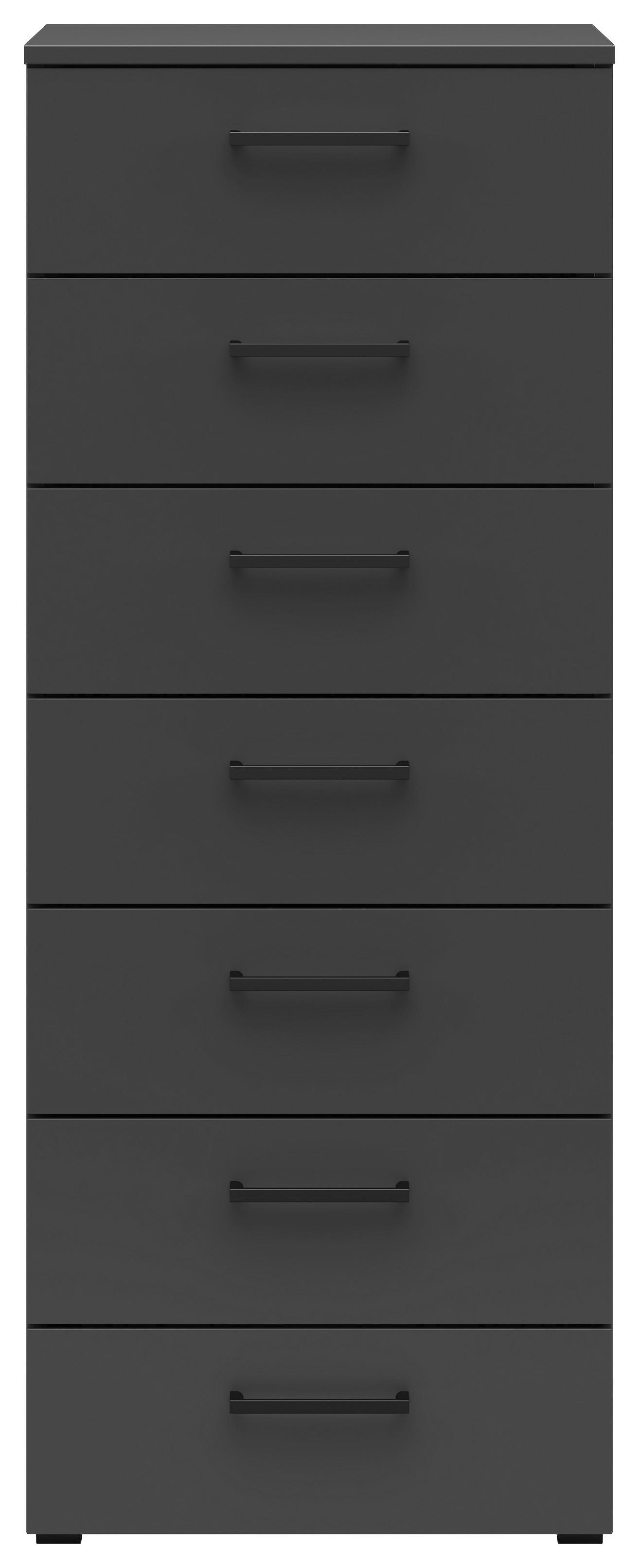 Comodă MULTI - grafit, Modern, material pe bază de lemn (45/115/40cm) - Modern Living