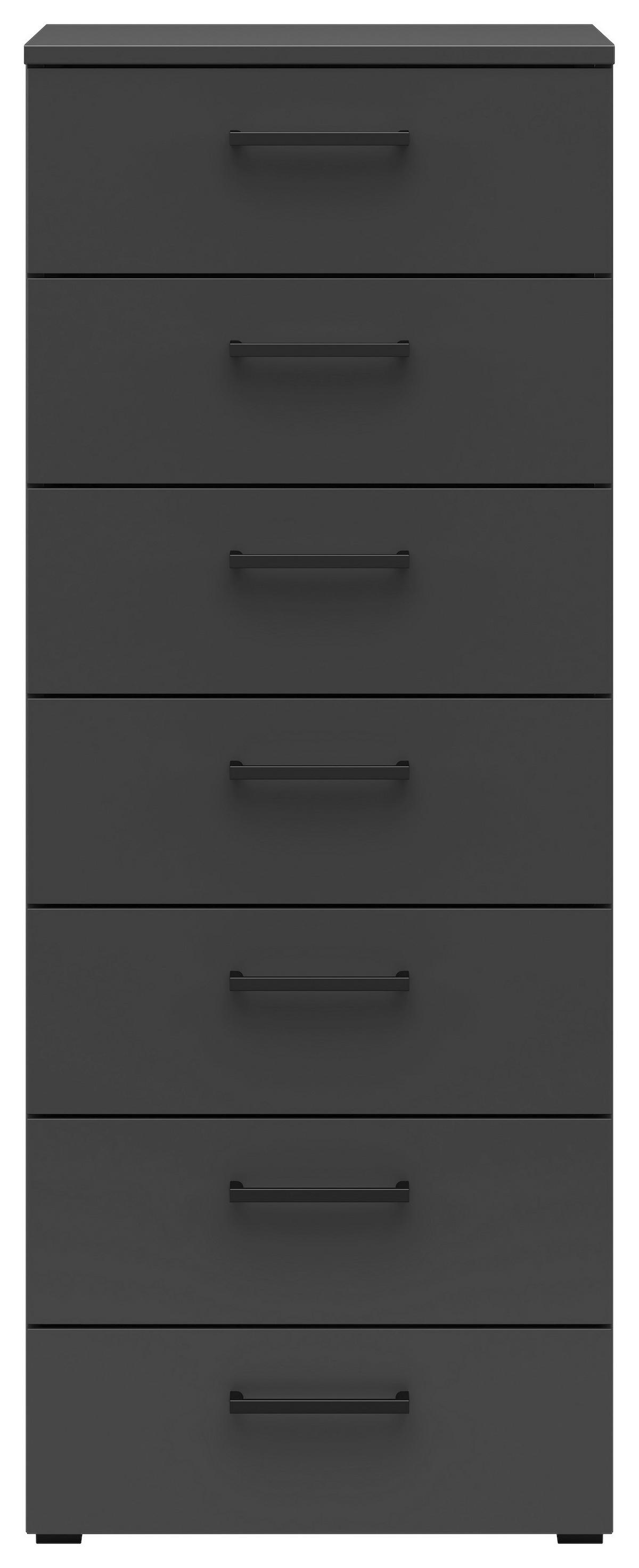 Kommode Multistauraum Graphitfarben - Anthrazit/Graphitfarben, Modern, Holzwerkstoff/Kunststoff (45/115/40cm) - Premium Living