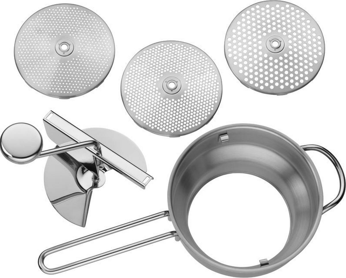 SITKO DO PRZECIERANIA 0605636040 WMF - kolor srebrny, Basics, metal (19/11,5cm) - WMF