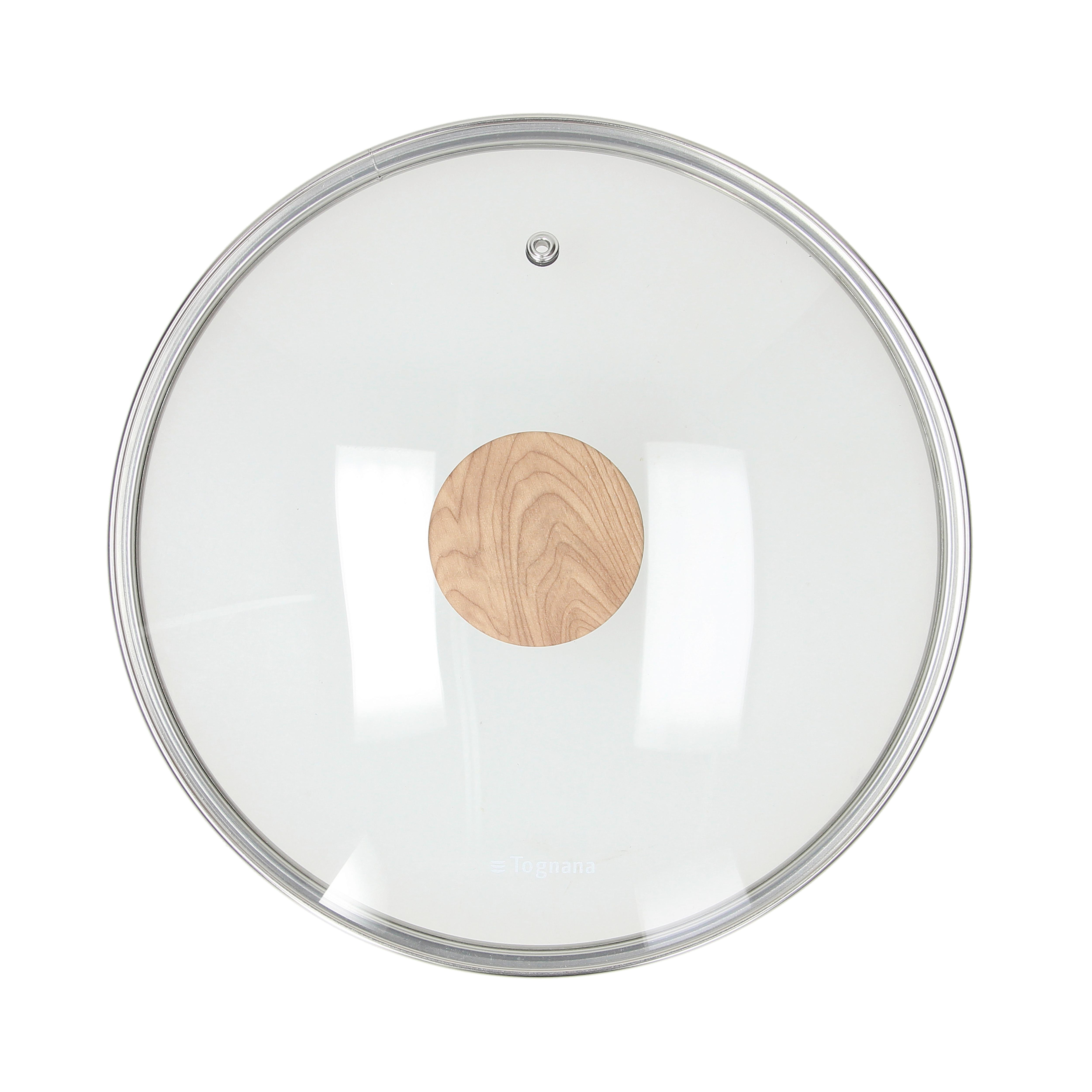 Capac Stone Sage, Ø: 24cm - transparent, Basics, sticlă (5/24/24cm) - Tognana