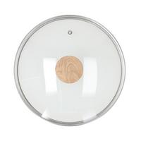 Capac Stone Sage, Ø: 28cm - transparent, Basics, sticlă (5/28/28cm) - Tognana