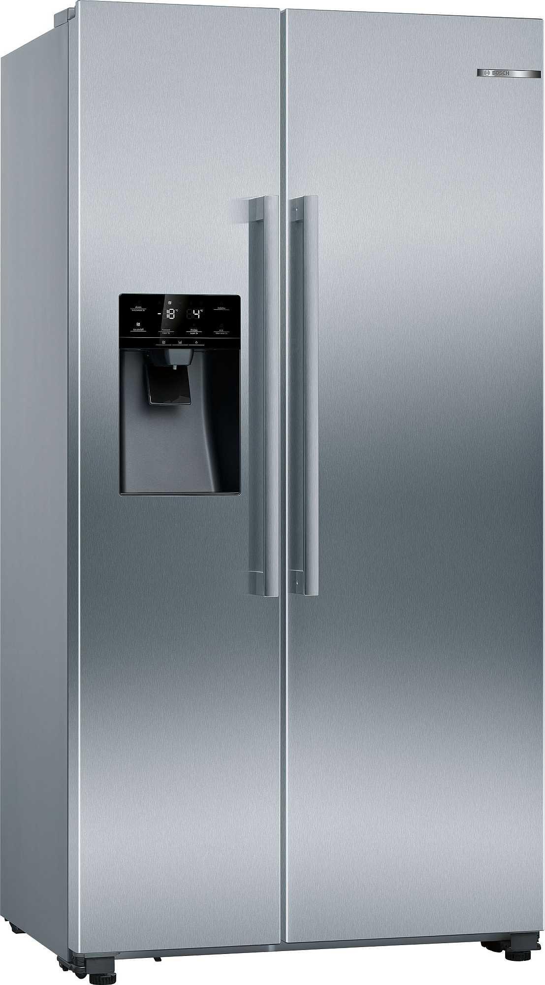Side-by-Side KAD93AIDP Grau - Grau, MODERN, Metall (90,8/178,7/70,7cm) - Bosch