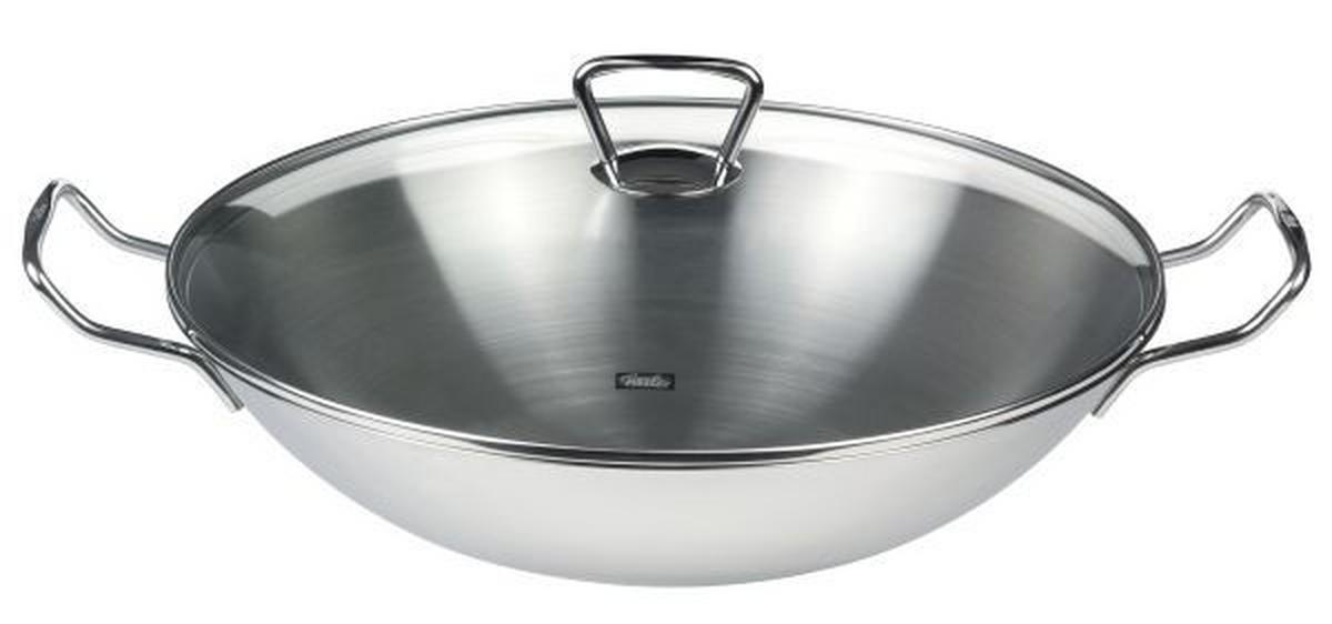 WOK 0682335001 FISSLER - Basics, metal/szkło (35cm) - Fissler
