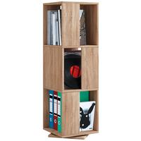 Vrtljiv Regal Stifta Xl, Hrast - hrast sonoma, Basics, leseni material (34/109/34cm) - MID.YOU