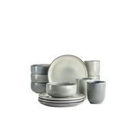 FRÜHSTÜCKSSERVICE LIVIO - Grün, Basics, Keramik - Mäser