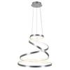 LED-HÄNGLAMPA SILVI - silver, Modern, metall/plast (50/50/120cm) - Mömax