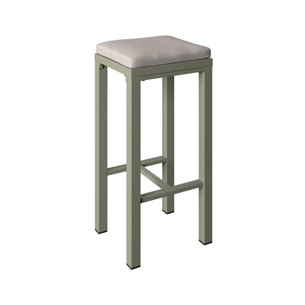 Gartenset Nelli Beige/Grün/Naturfarben - Beige/Naturfarben, MODERN, Kunststoff/Textil