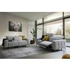 2,5-SITS SOFFA ALVARO - mörkgrå/grå, Modern, metall/trä (220/79/109cm) - Mömax
