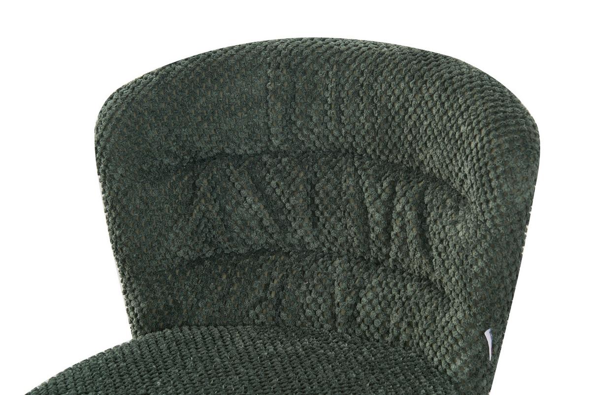 Stuhl Emily Grün - Schwarz/Grün, LIFESTYLE, Holz/Textil (55/79/59cm) - Mömax