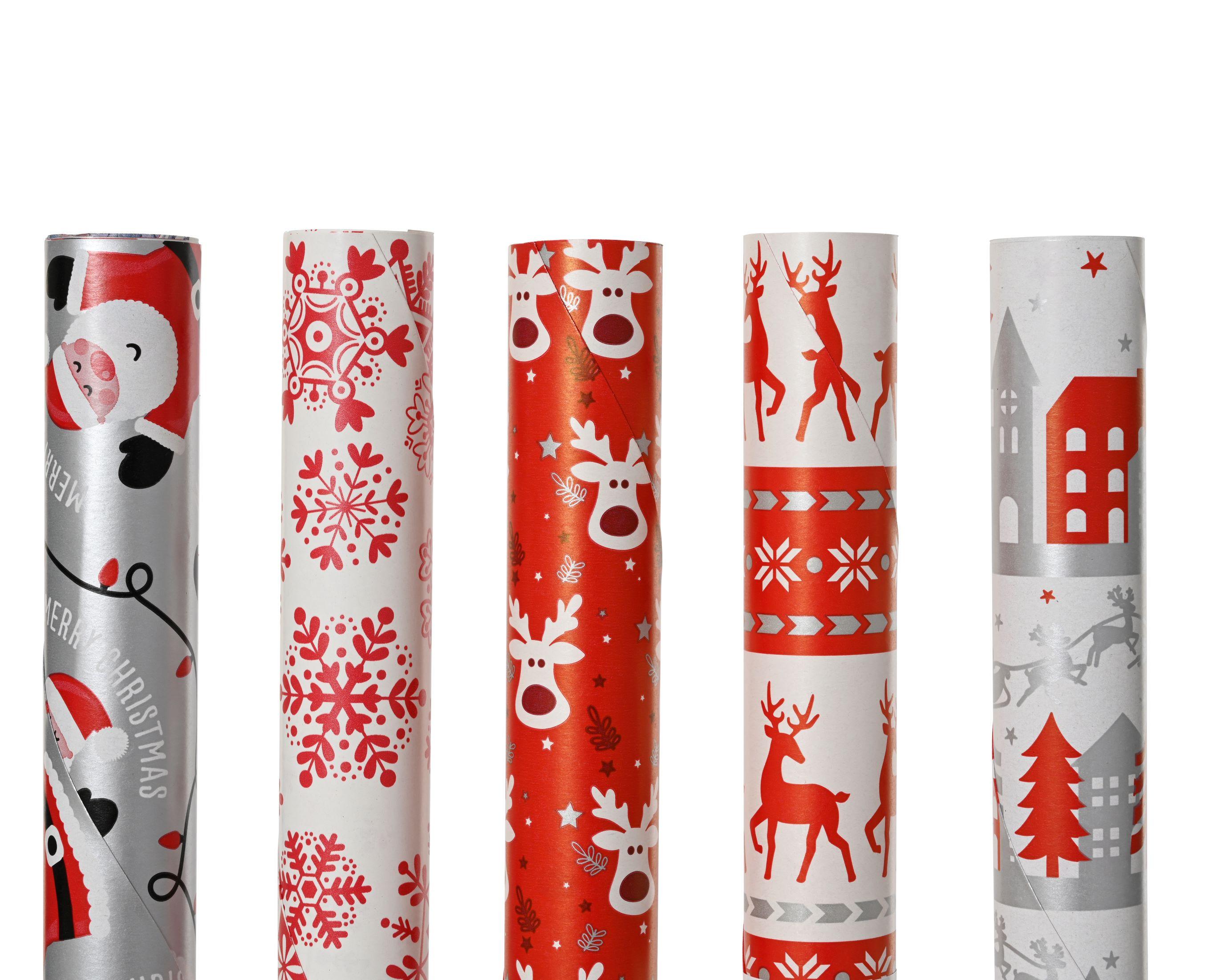 Hârtie de împachetat cadouri Chrisi - multicolor, Basics, hârtie (70/200cm)