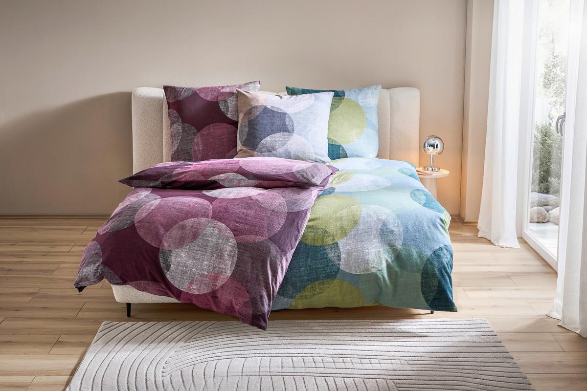 POŚCIEL SHERRY - turkusowy, tkanina (200/200cm) - Esposa