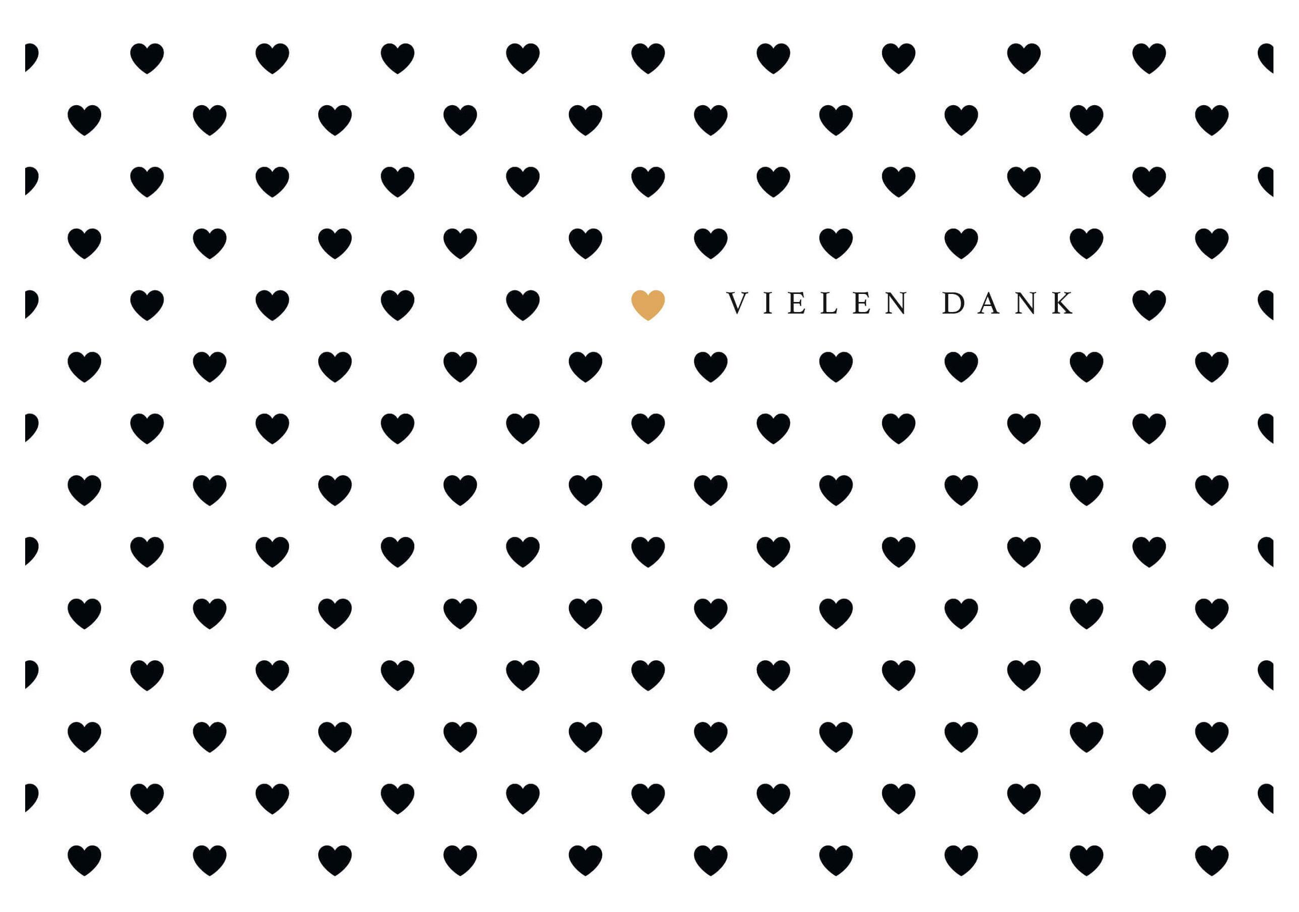 Glückwunschkarte Edelschwarz Bunt ca. 13x18cm - Basics, Papier (13/18cm)